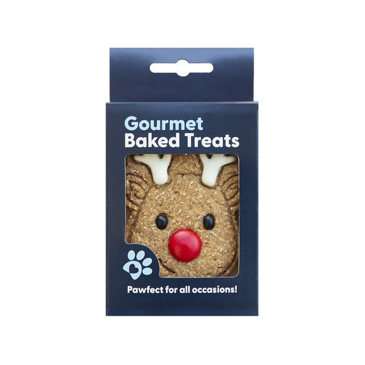 Gourmet Baked Reindeer Cookie Dog Treat