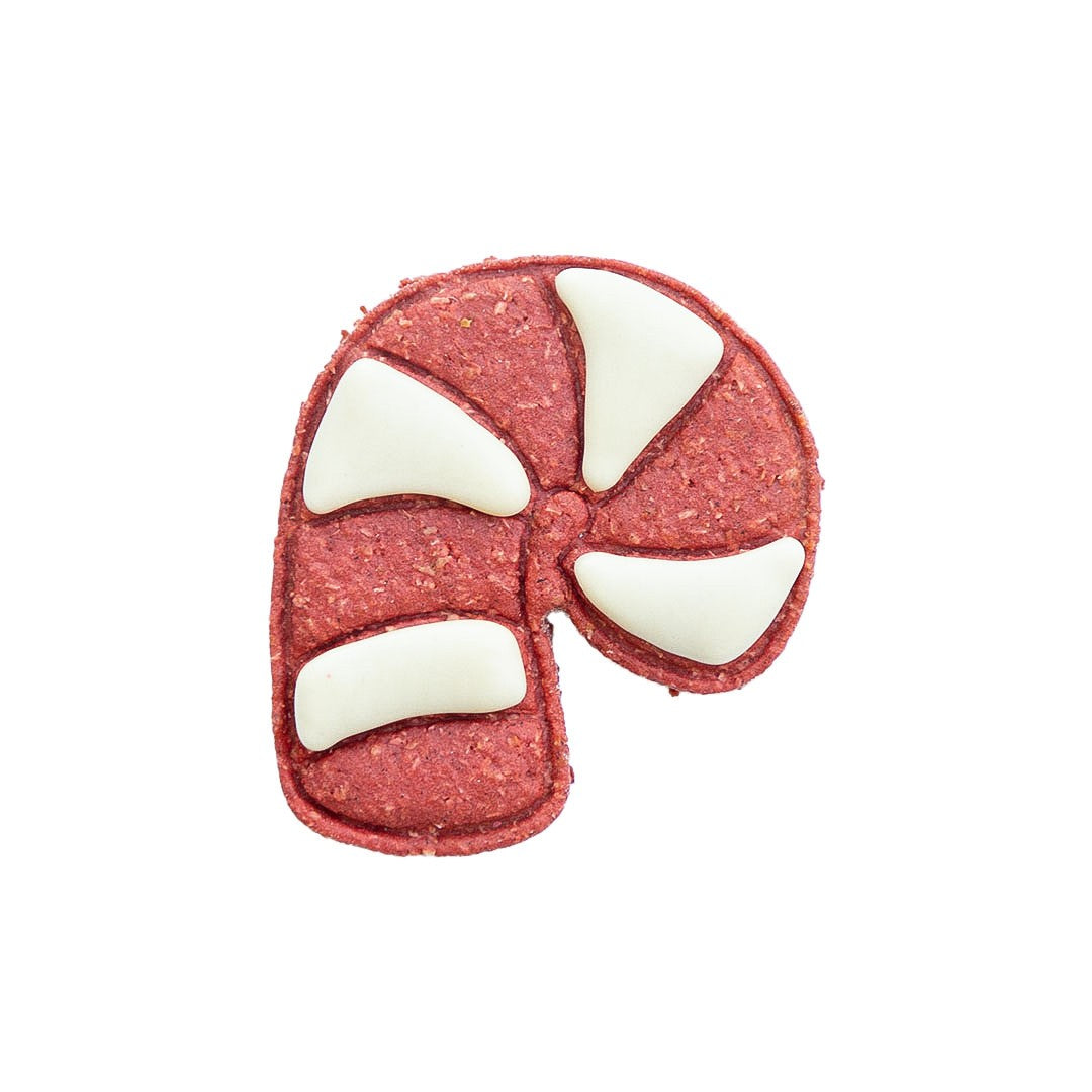 Gourmet Baked Candy Cane Cookie Dog Treat