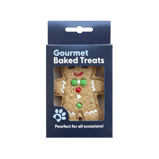 Gourmet Baked Gingerbread Cookie Dog Treat