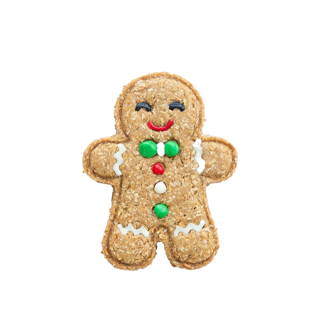 Gourmet Baked Gingerbread Cookie Dog Treat