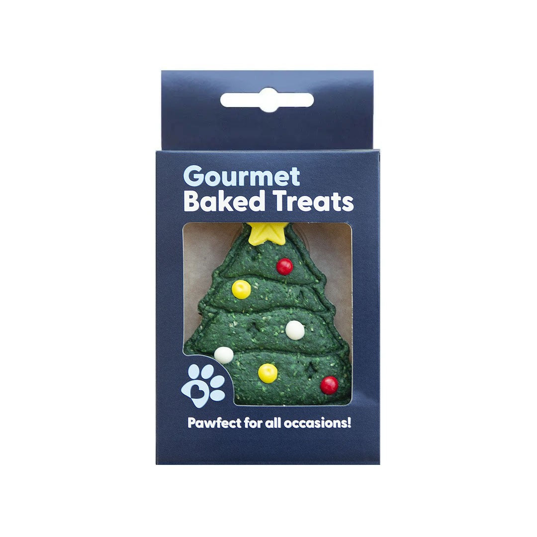 Gourmet Baked Christmas Tree Cookie Dog Treat