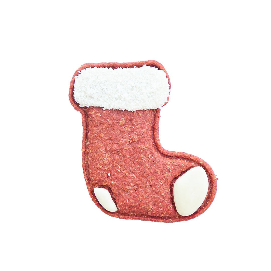 Gourmet Baked Santa Stocking Cookie Dog Treat