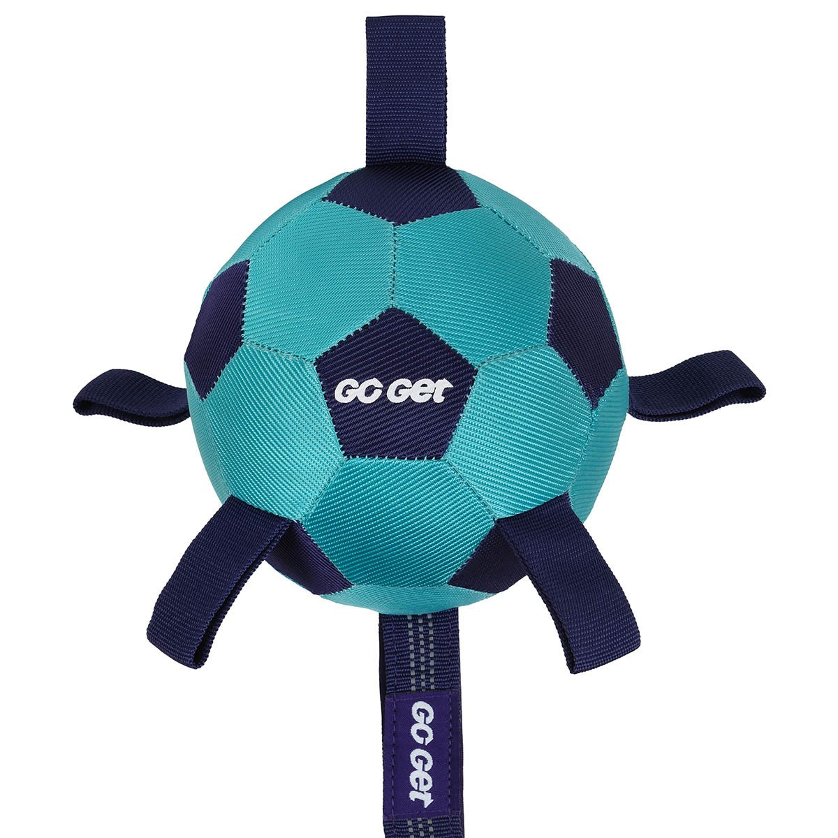 Go Get Grab Tabs Soccer Ball Dog Toy