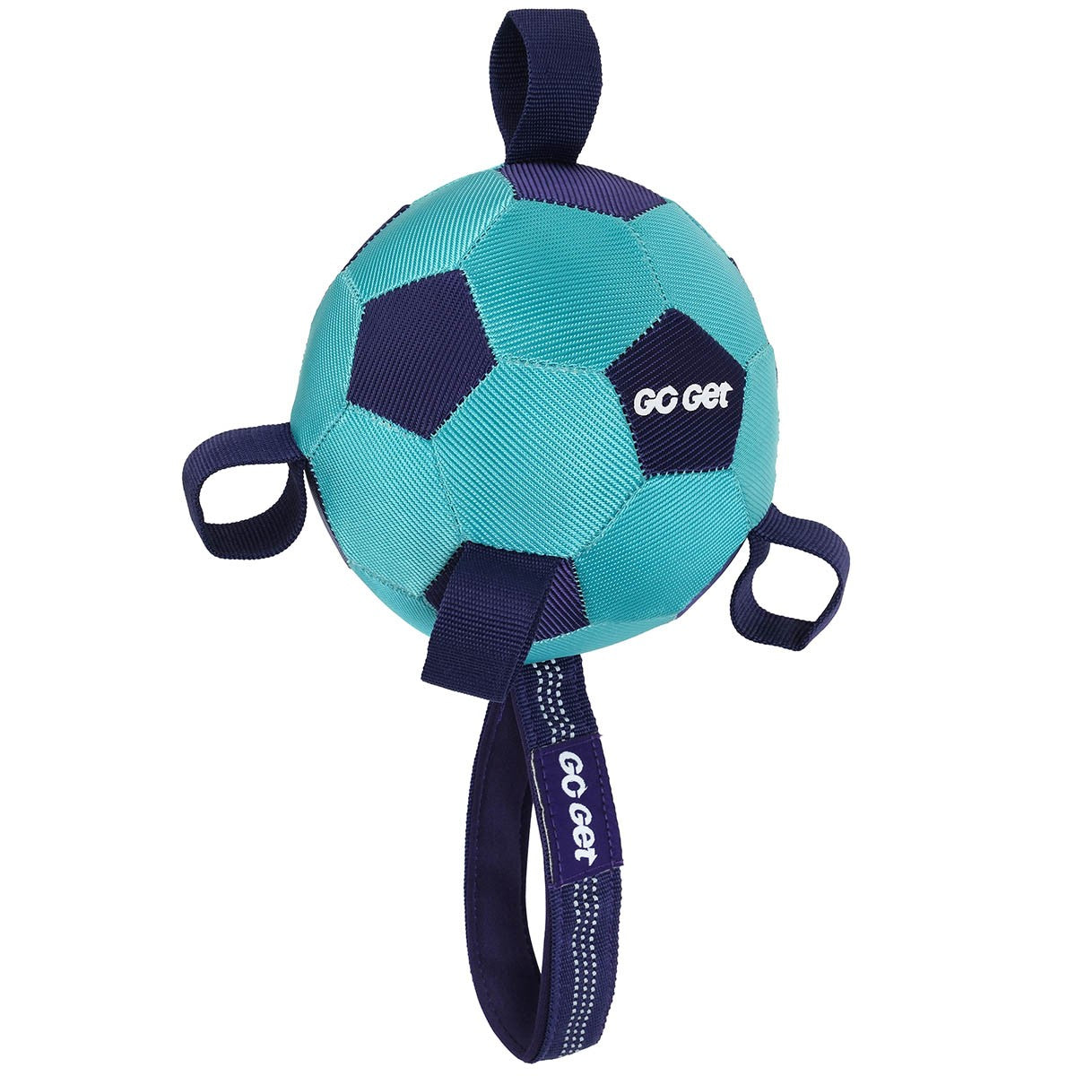 Go Get Grab Tabs Soccer Ball Dog Toy