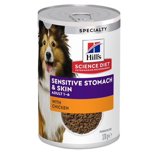 Hill's Science Diet Adult Sensitive Stomach & Skin with Chicken Canned Wet Dog Food