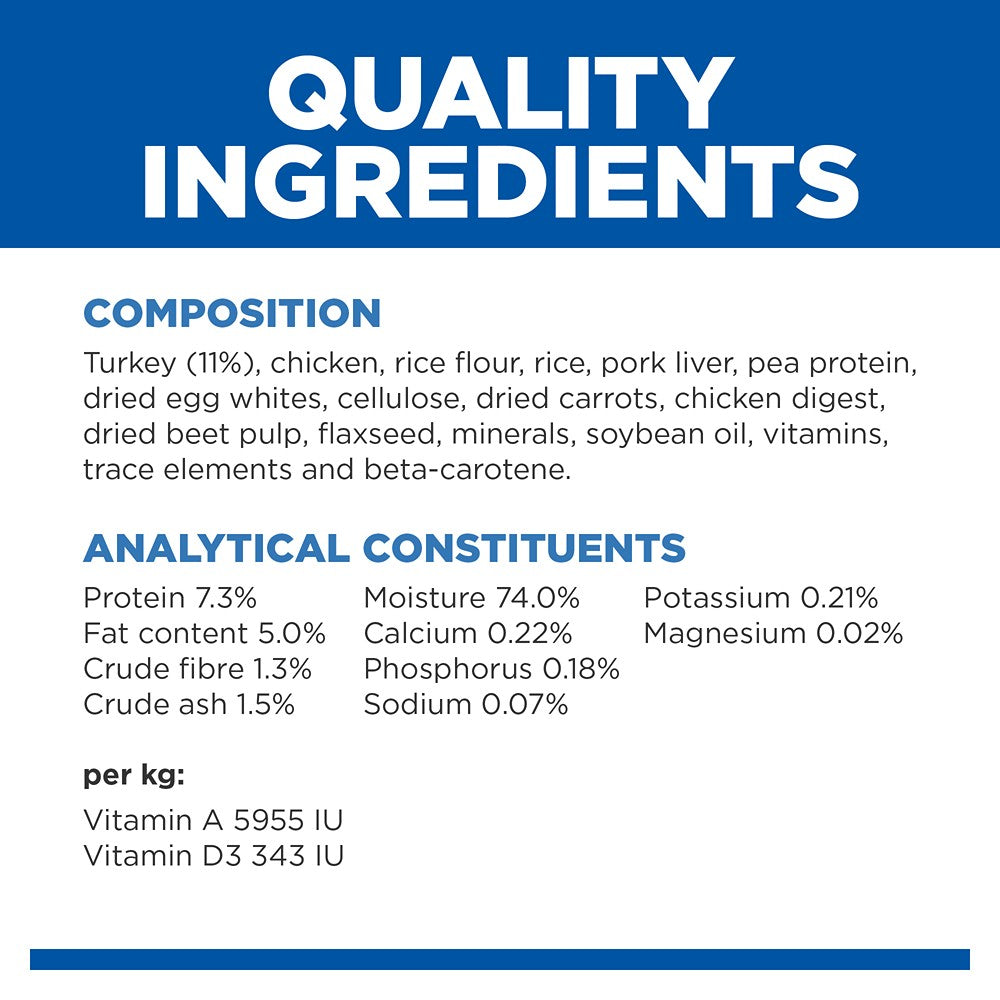 Hill's Science Diet Adult Sensitive Stomach & Skin Small & Mini with Turkey Canned Wet Dog Food