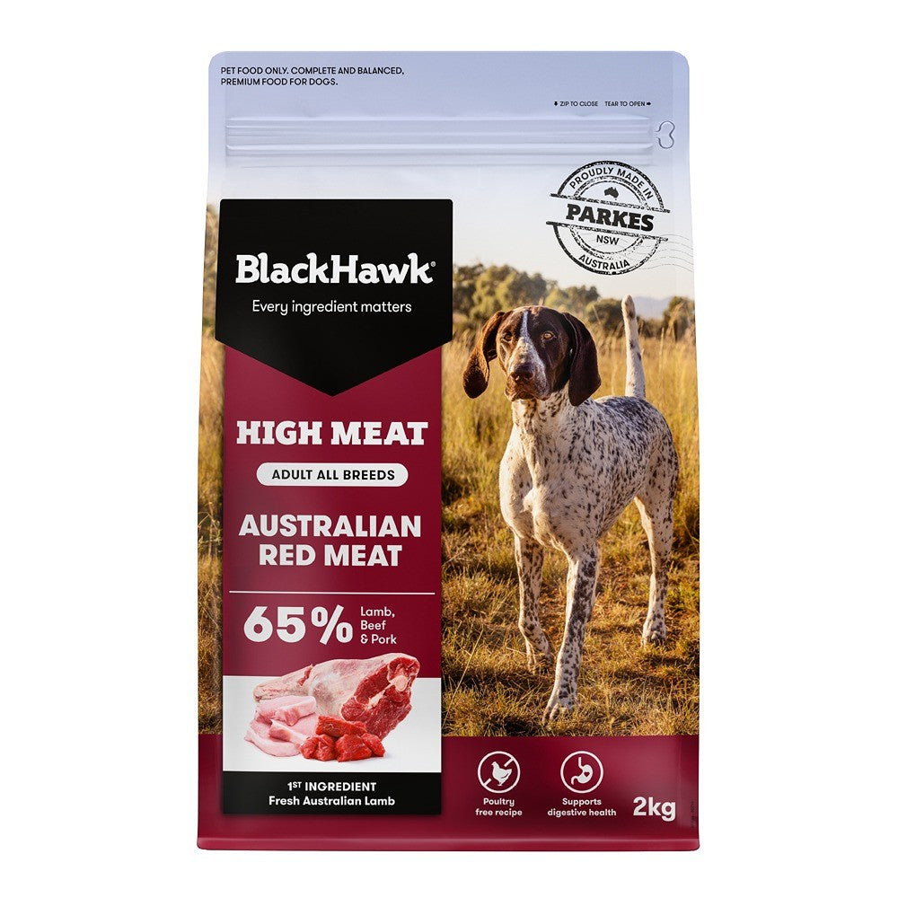Black Hawk High Meat Australian Red Meat Dry Dog Food