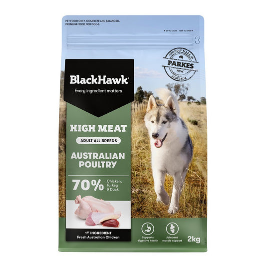Black Hawk High Meat Australian Poultry Dry Dog Food