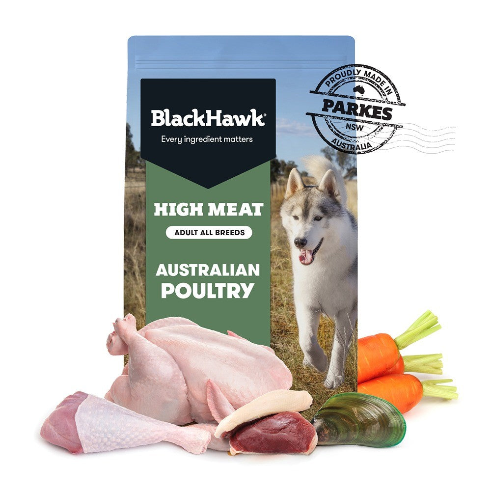 Black Hawk High Meat Australian Poultry Dry Dog Food