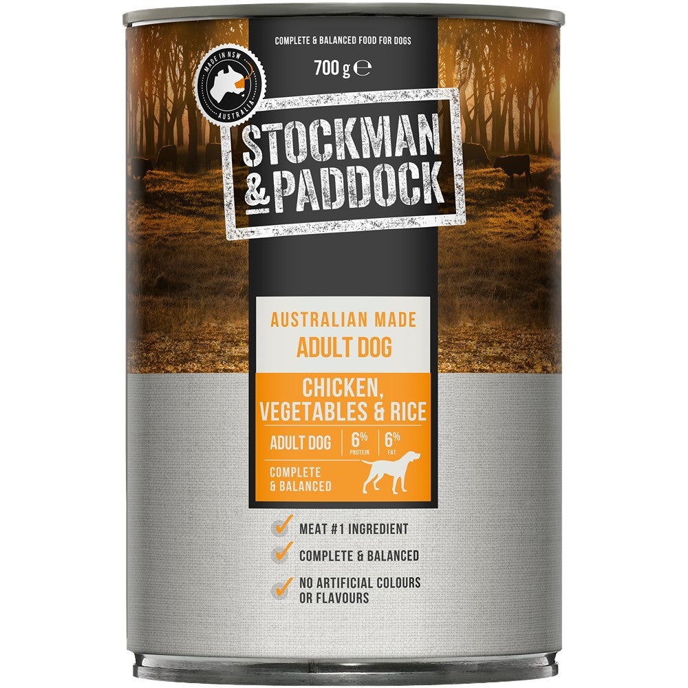 Stockman & Paddock Adult Dog Chicken with Vegetables & Rice Wet Dog Food
