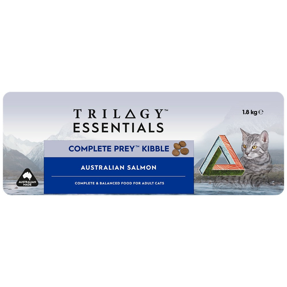 Trilogy Essentials Complete Prey Kibble Australian Salmon Dry Cat Food