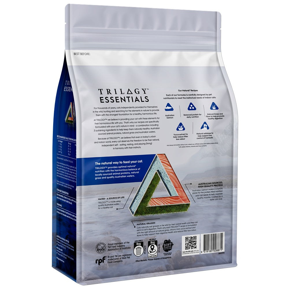 Trilogy Essentials Complete Prey Kibble Australian Salmon Dry Cat Food