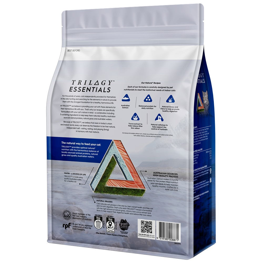 Trilogy Essentials Complete Prey Kibble Australian Salmon Dry Cat Food