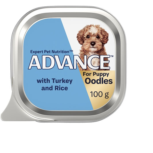Advance Puppy Oodles Wet Dog Food with Turkey and Rice 100g