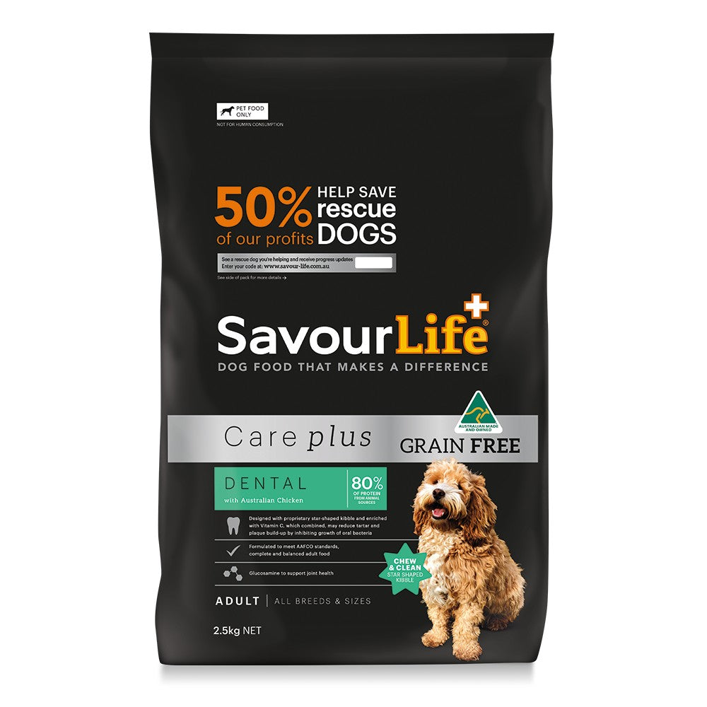 SavourLife Grain Free Adult Dental Chicken Dry Dog Food