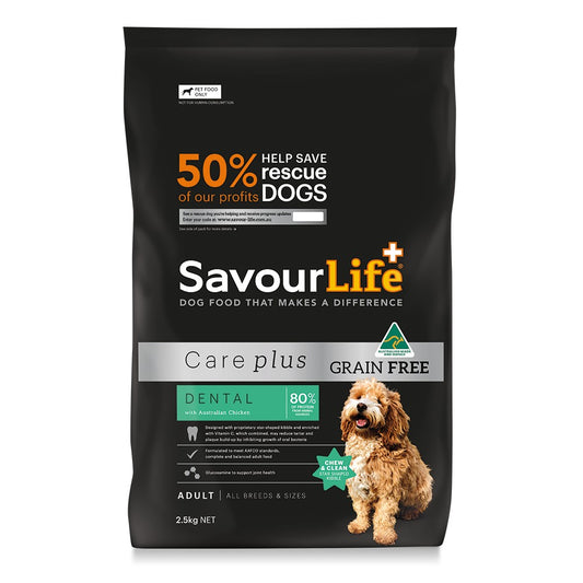 SavourLife Grain Free Adult Dental Chicken Dry Dog Food