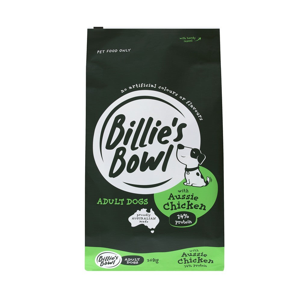 Billie's Bowl Adult with Aussie Chicken Dry Dog Food