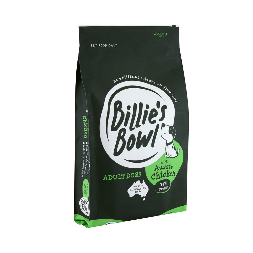 Billie's Bowl Adult with Aussie Chicken Dry Dog Food