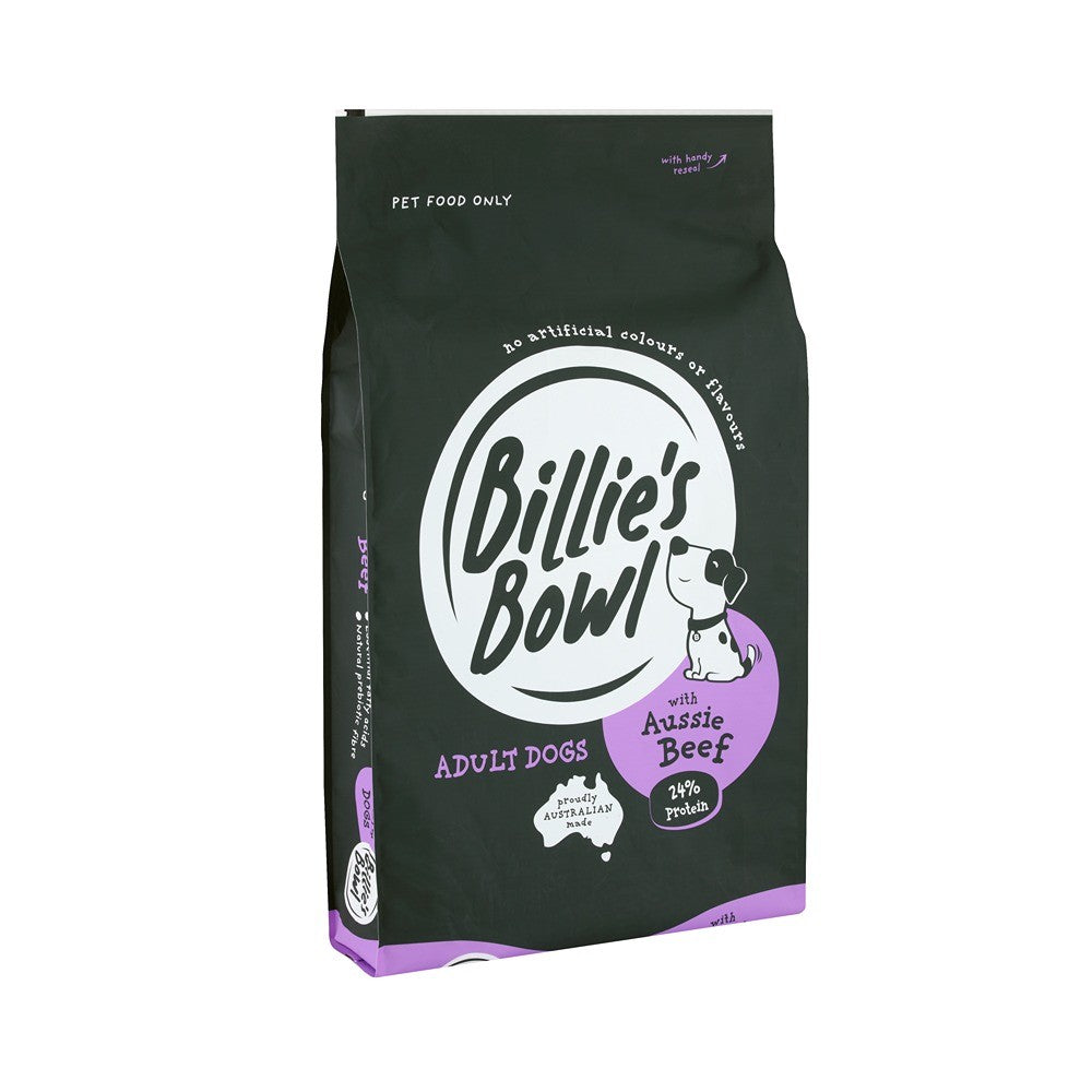 Billie's Bowl Adult with Aussie Beef Dry Dog Food