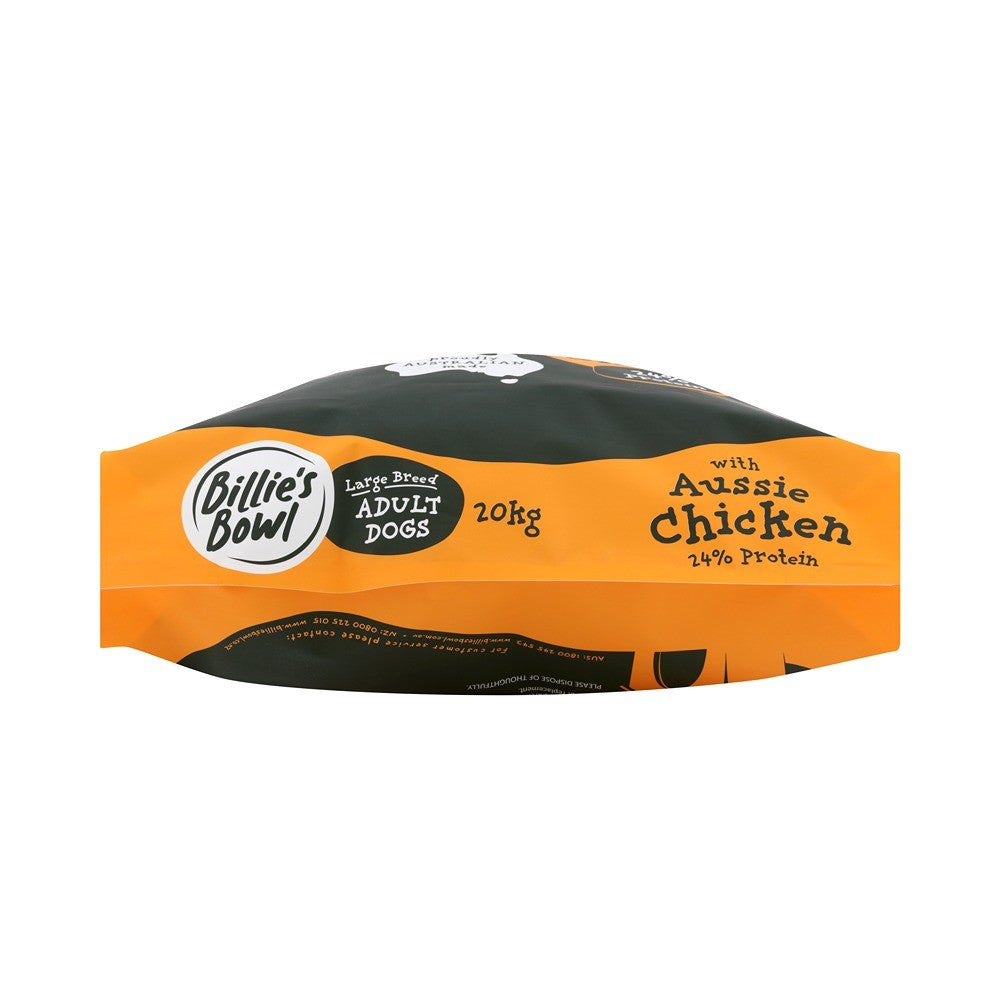 Billie’s Bowl Large Breed Adult with Aussie Chicken Dry Dog Food