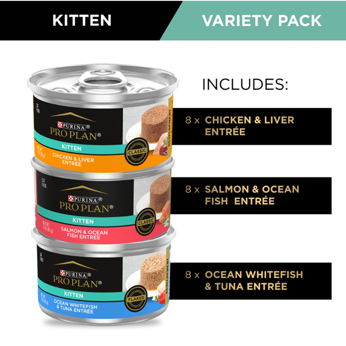 Pro Plan Kitten Mixed Variety Wet Cat Food