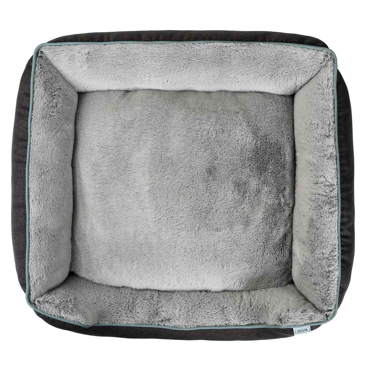 Lexi & Me Bolster Pet Bed Grey