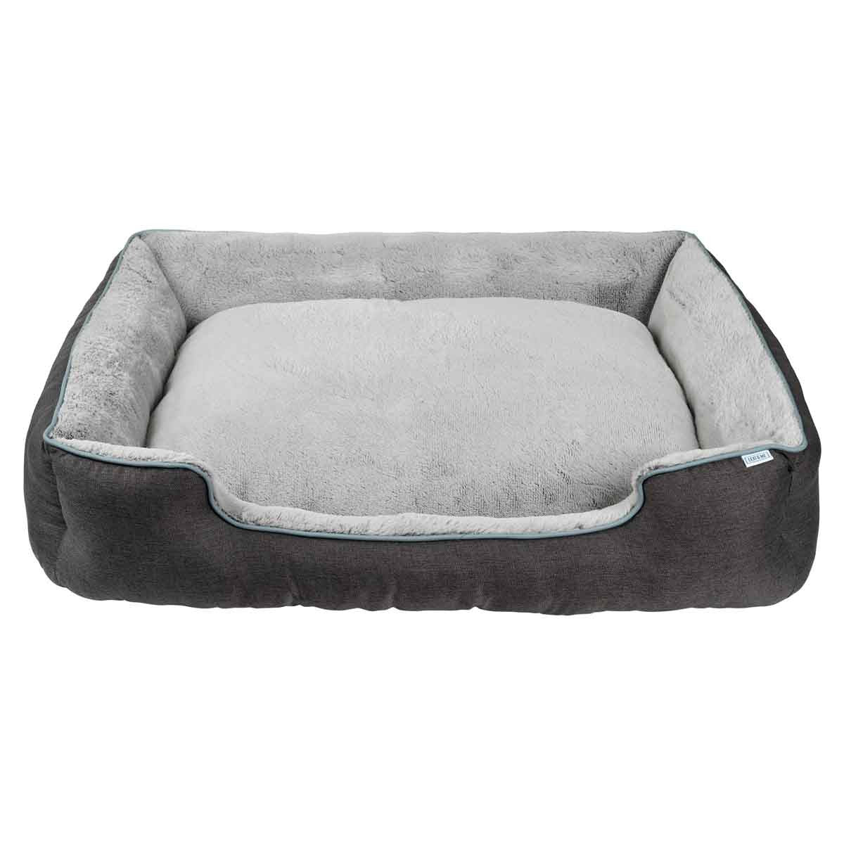 Lexi & Me Bolster Pet Bed Grey