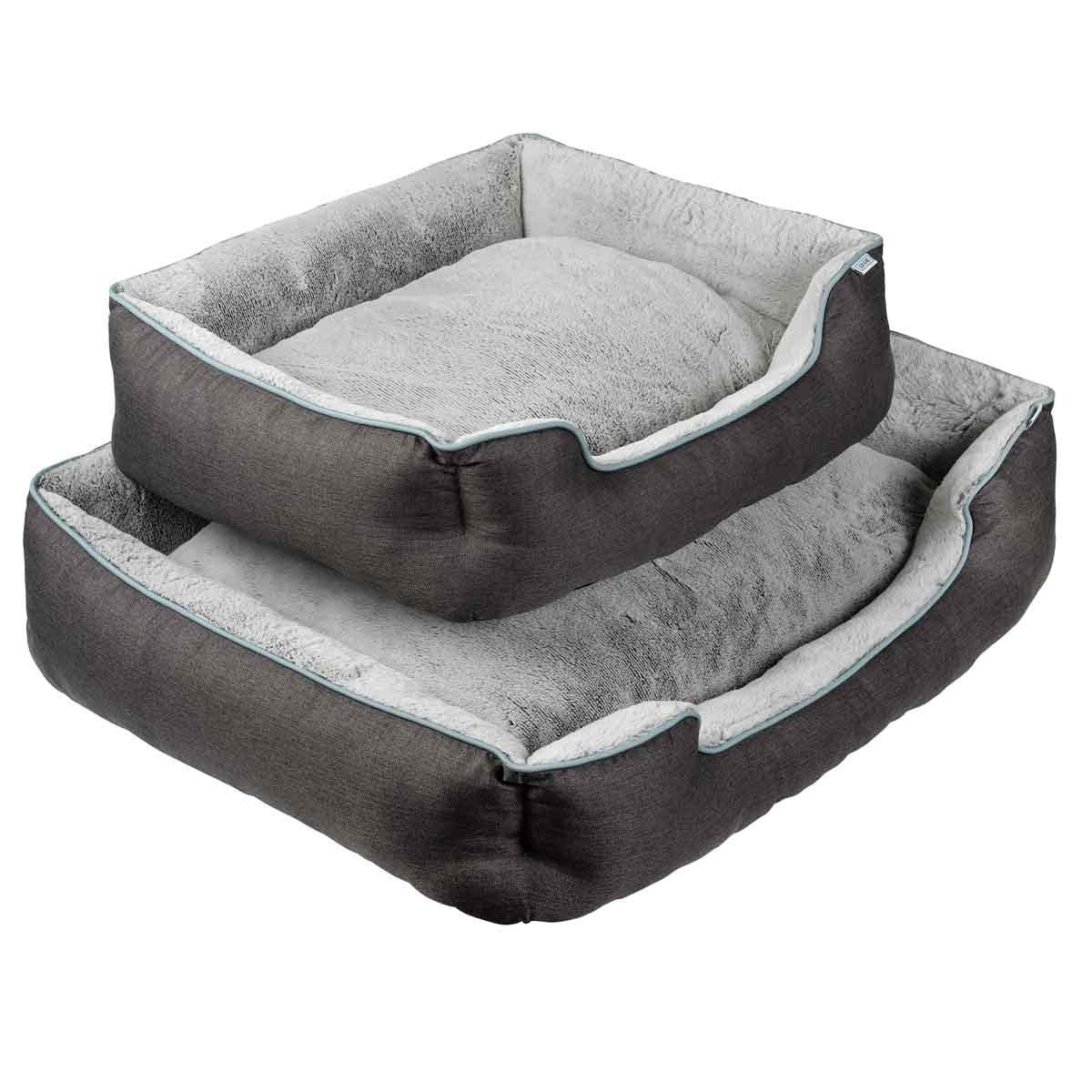 Lexi & Me Bolster Pet Bed Grey