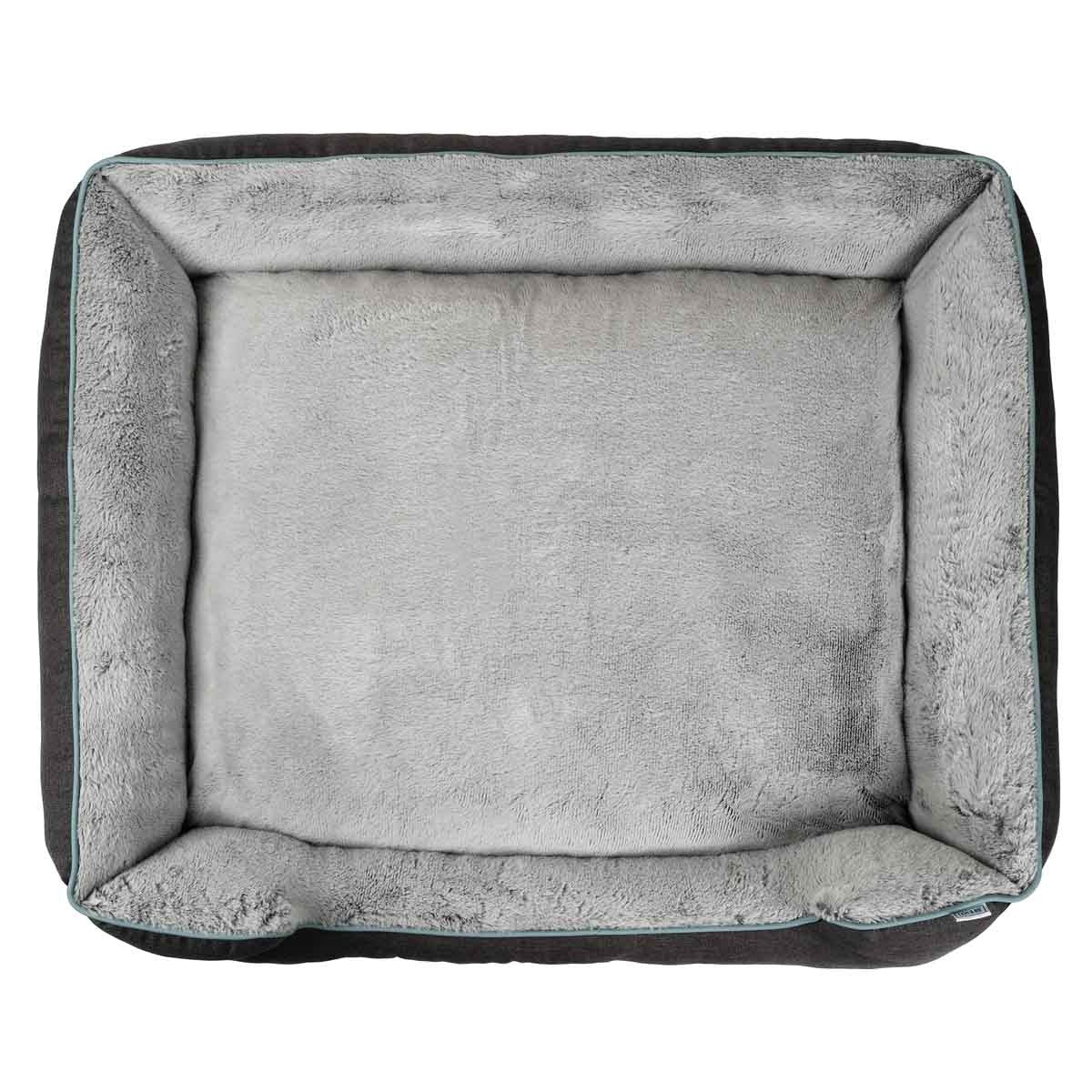 Lexi & Me Bolster Dog Bed Grey