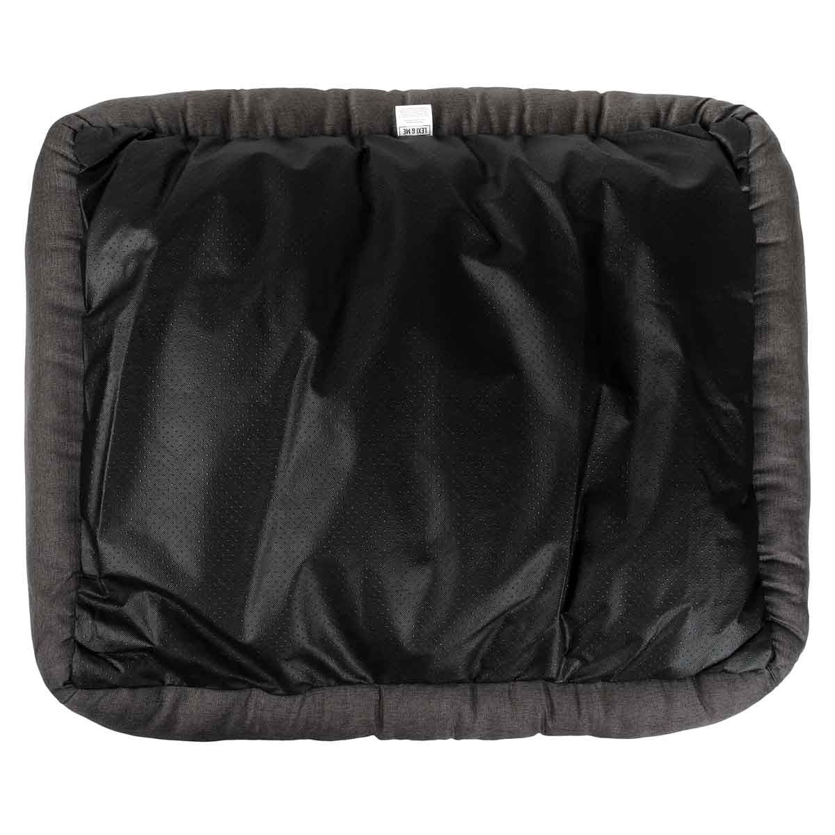 Lexi & Me Bolster Dog Bed Grey