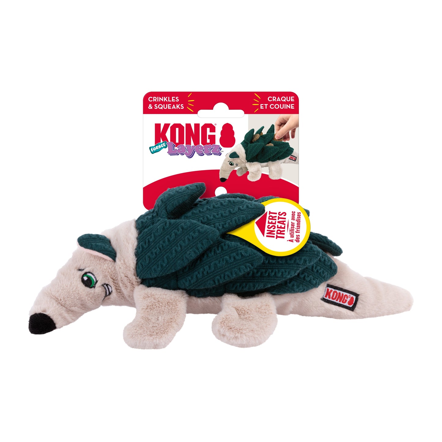 Kong Layerz Armadillo Forage Dog Toy