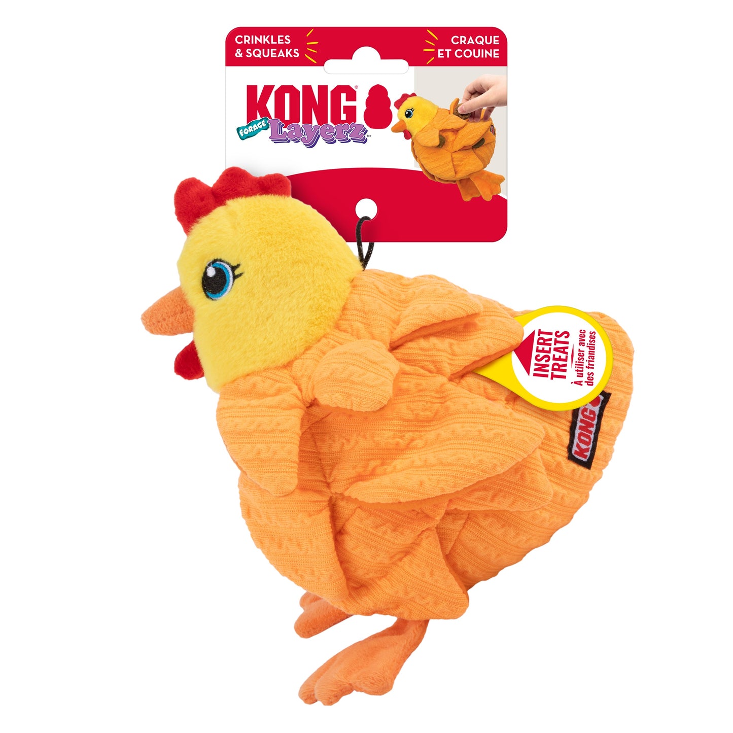 Kong Layerz Hen Forage Dog Toy