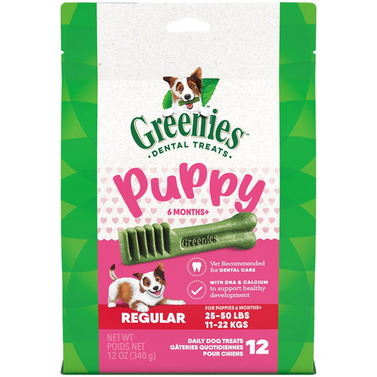 Greenies Puppy 6 Months+ Original Regular Dental Dog Treats