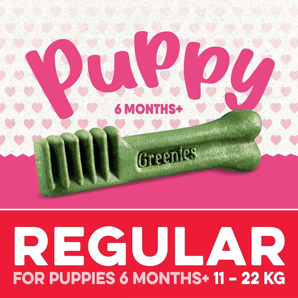 Greenies Puppy 6 Months+ Original Regular Dental Dog Treats