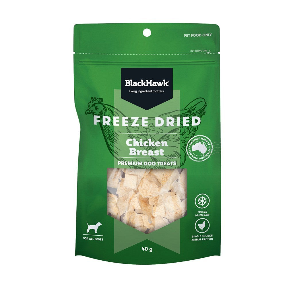Black Hawk Freeze Dried Chicken Breast Dog Treats