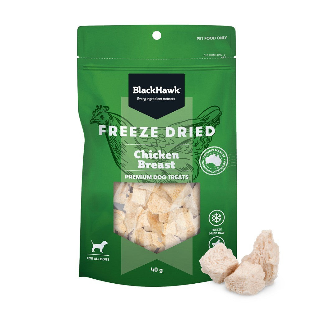 Black Hawk Freeze Dried Chicken Breast Dog Treats