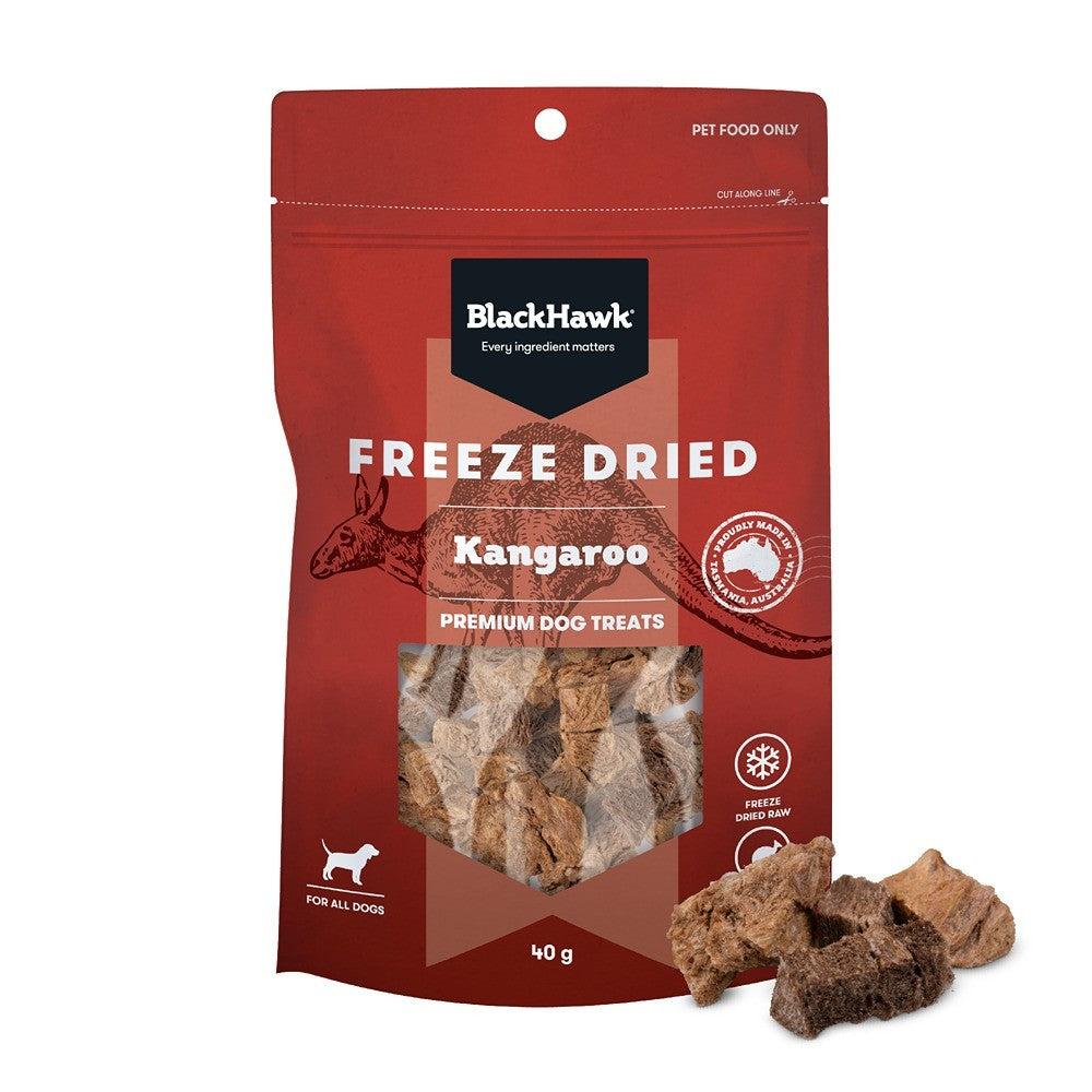 Black Hawk Freeze Dried Kangaroo Dog Treats