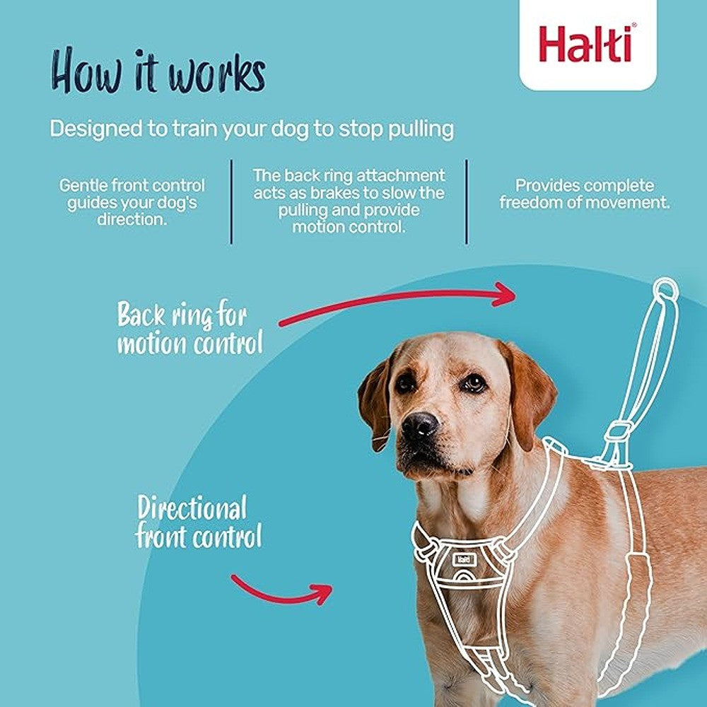 Halti No Pull Dog Harness Black