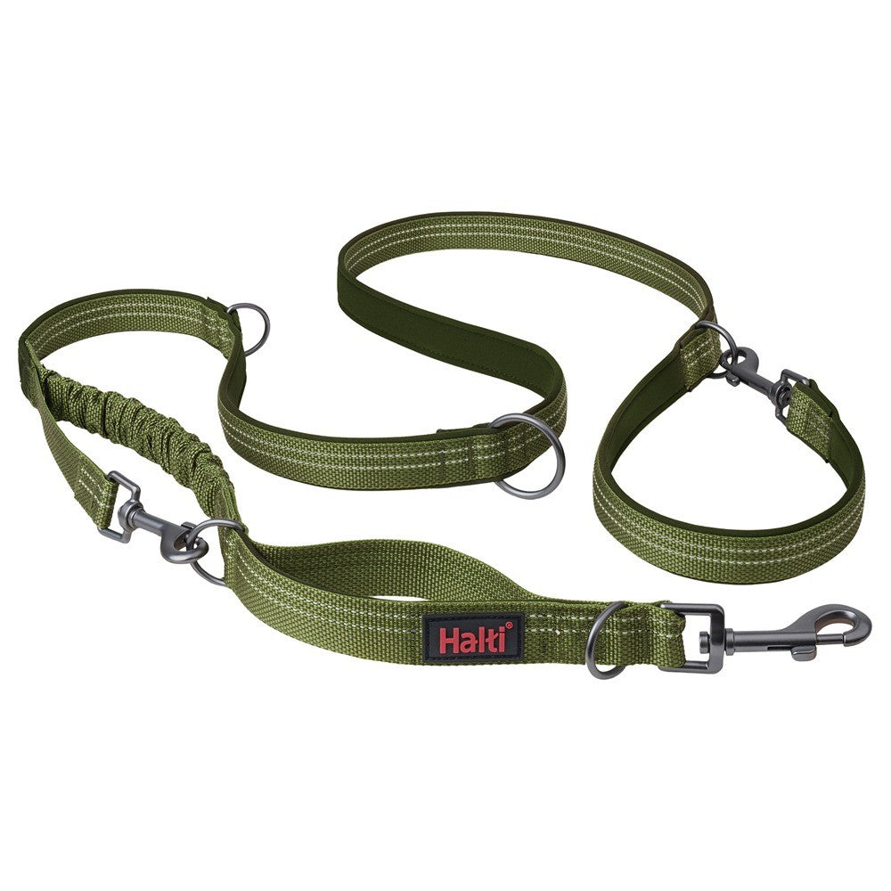 Halti Anatomy Multi Dog Lead Green