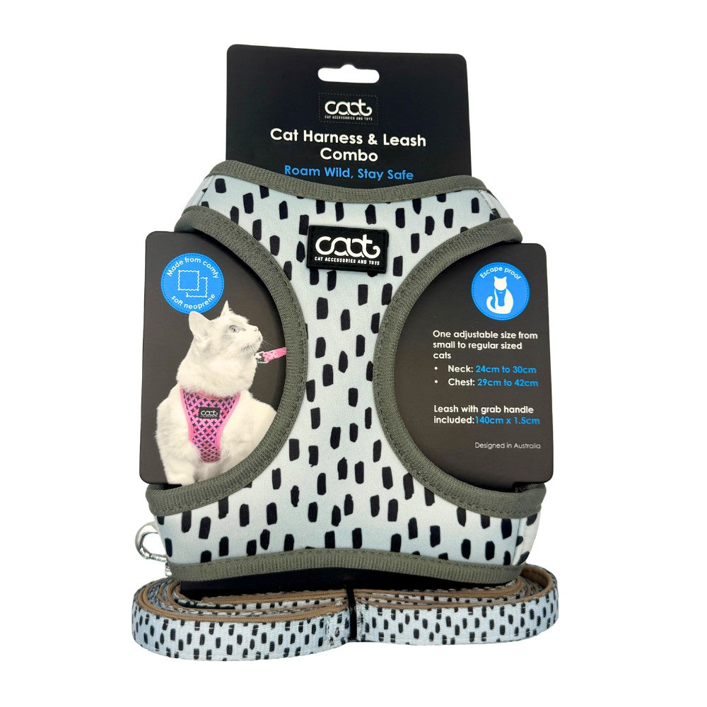 CAAT Neoflex Cat Harness and Leash Kit Dash