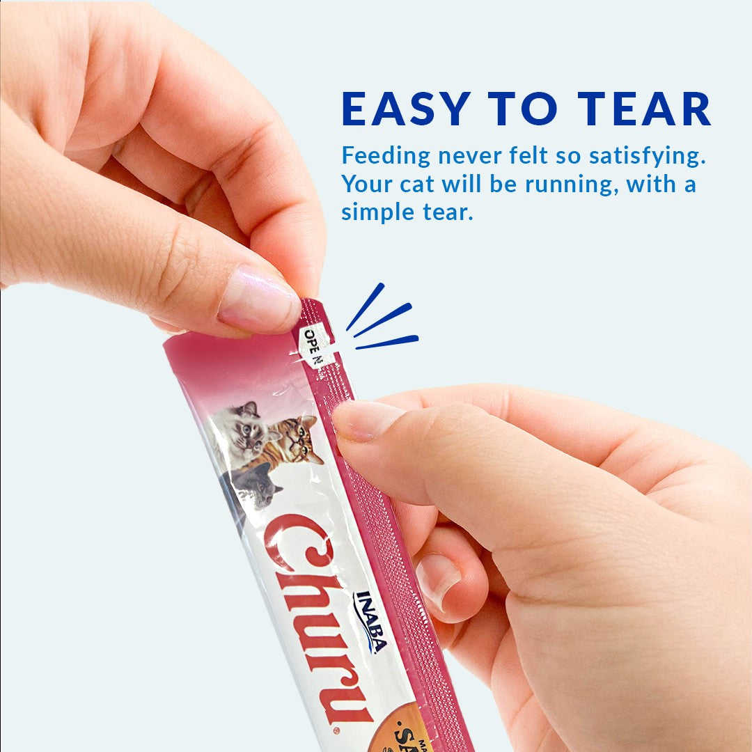 Inaba Churu Salmon & Chicken Recipe Cat Treat