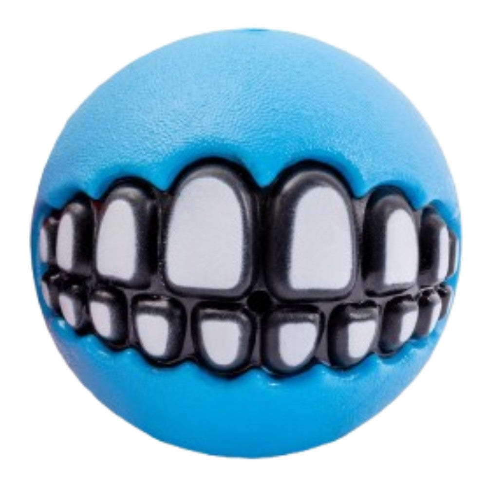 Rogz Grinz Squeaks Ball Dog Toy