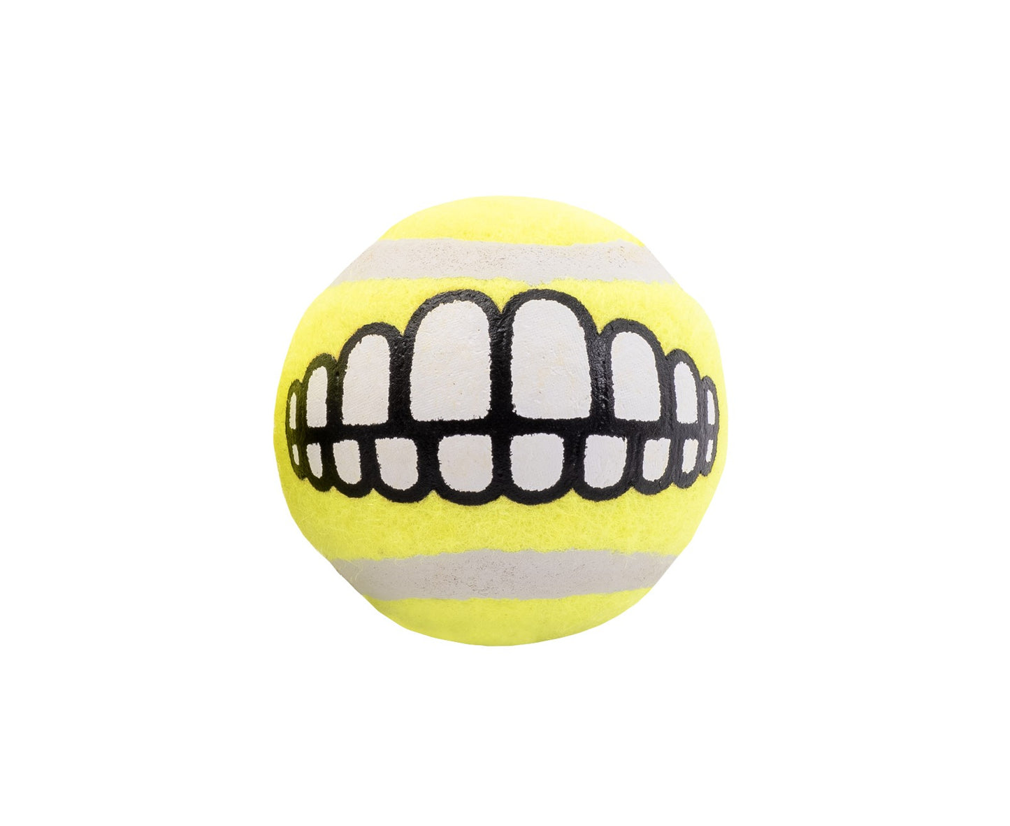 Rogz Grinz Tennis Ball Dog Toy