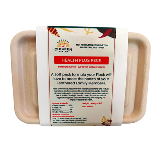 Natural Chicken Health Peck Tray Health Plus Poultry Supplement