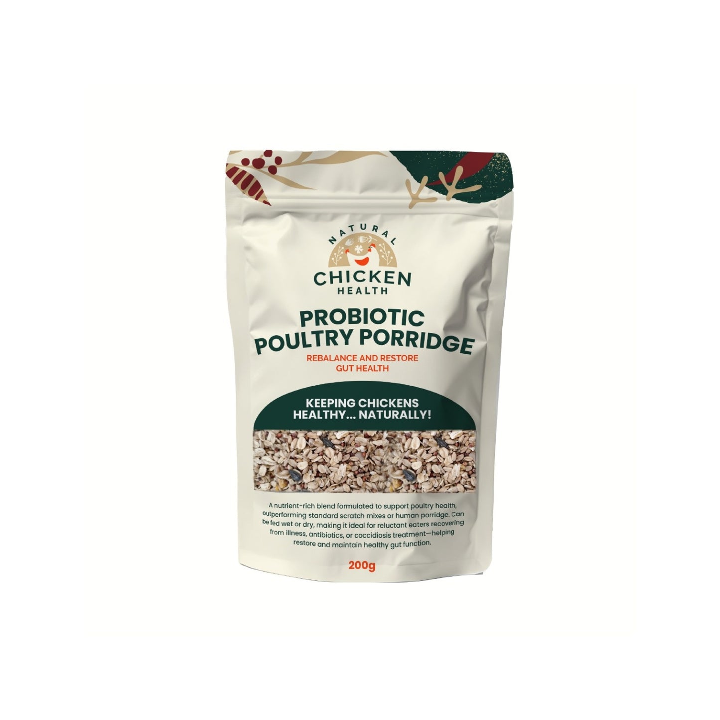 Natural Chicken Health Probiotic Porridge Poultry Supplement