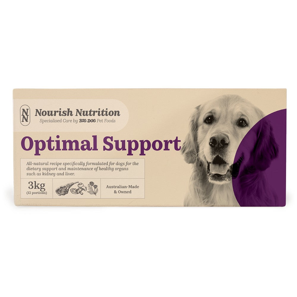 Nourish Nutrition Optimal Support Raw Dog Food