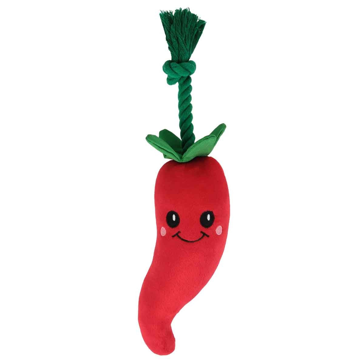 Garden Chilli Plush Rope Dog Toy