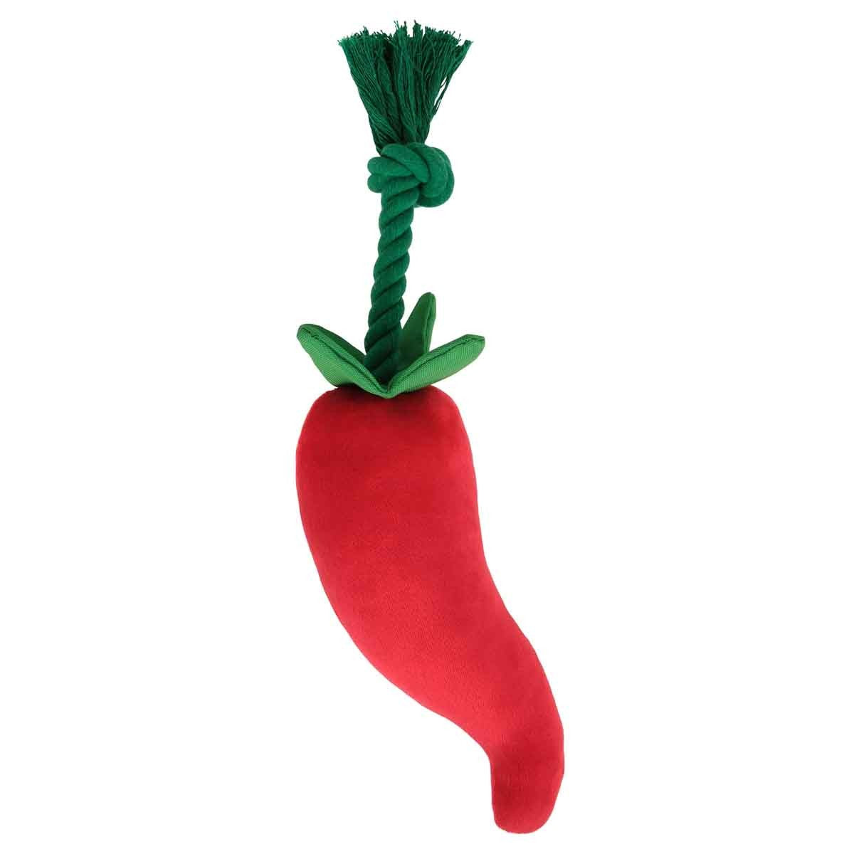 Garden Chilli Plush Rope Dog Toy