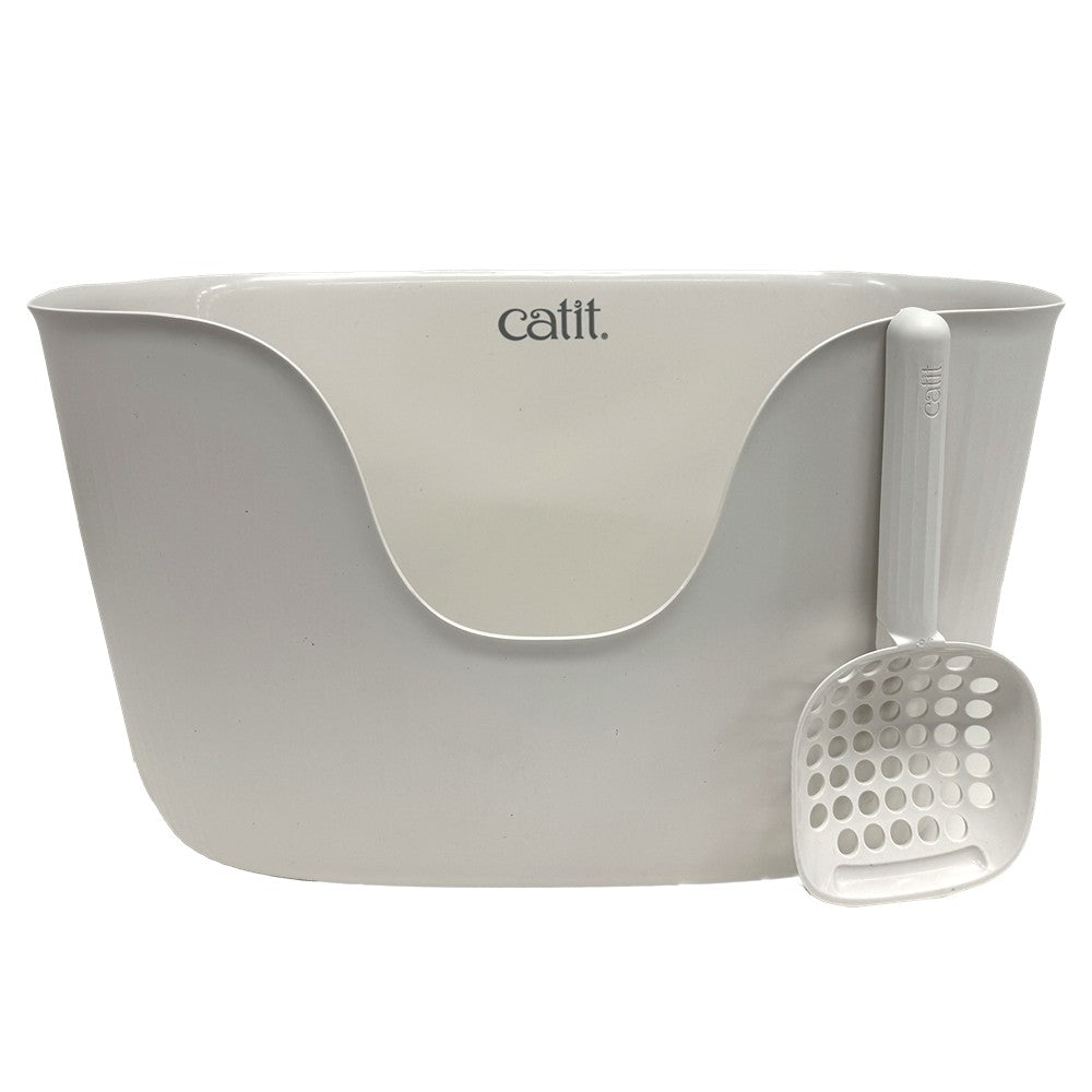 Catit Loo Open Top Cat Toilet Litter Tray w/Scoop