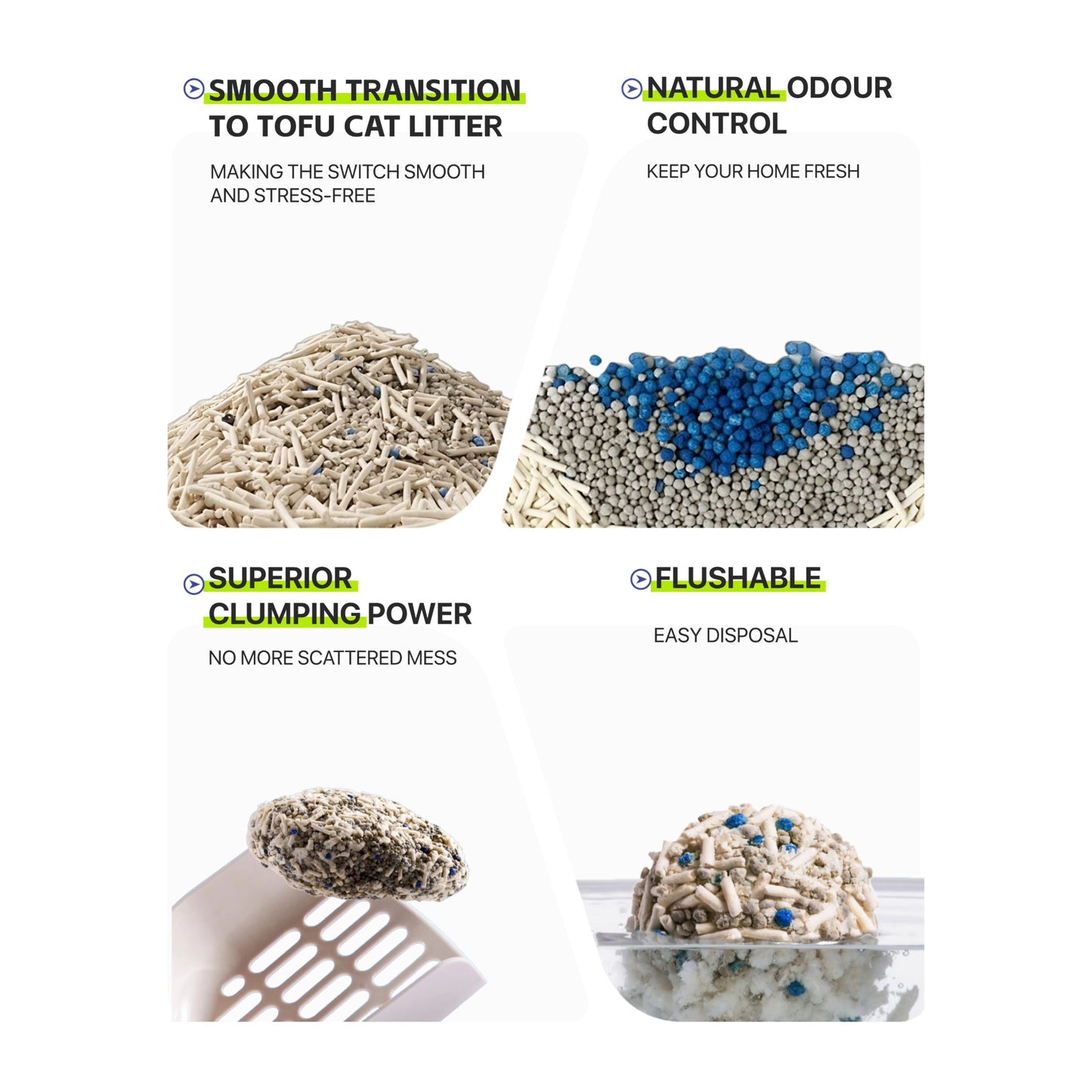 Michu Super Mixed Lite Tofu Cat Litter